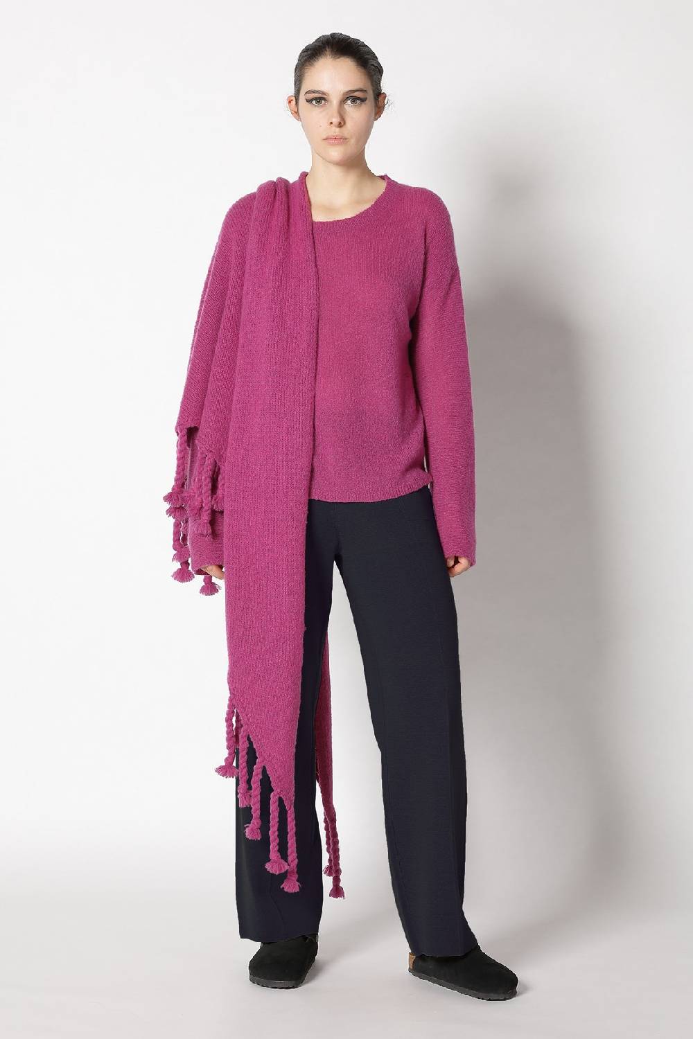 Sminfinity fluffy crewneck + fluffy triangle + silky suit pants Bis zu 65% Rabatt