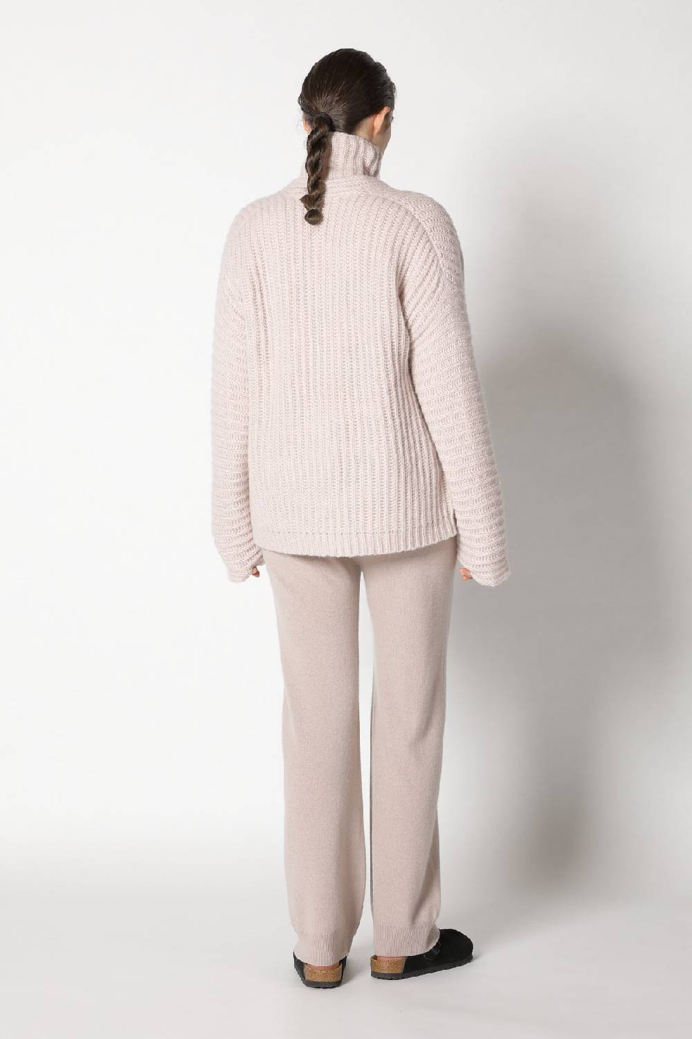 Sminfinity fluffy rib jacket + fluffy rib turtle + infinite palazzo pants Riesige Rabatte
