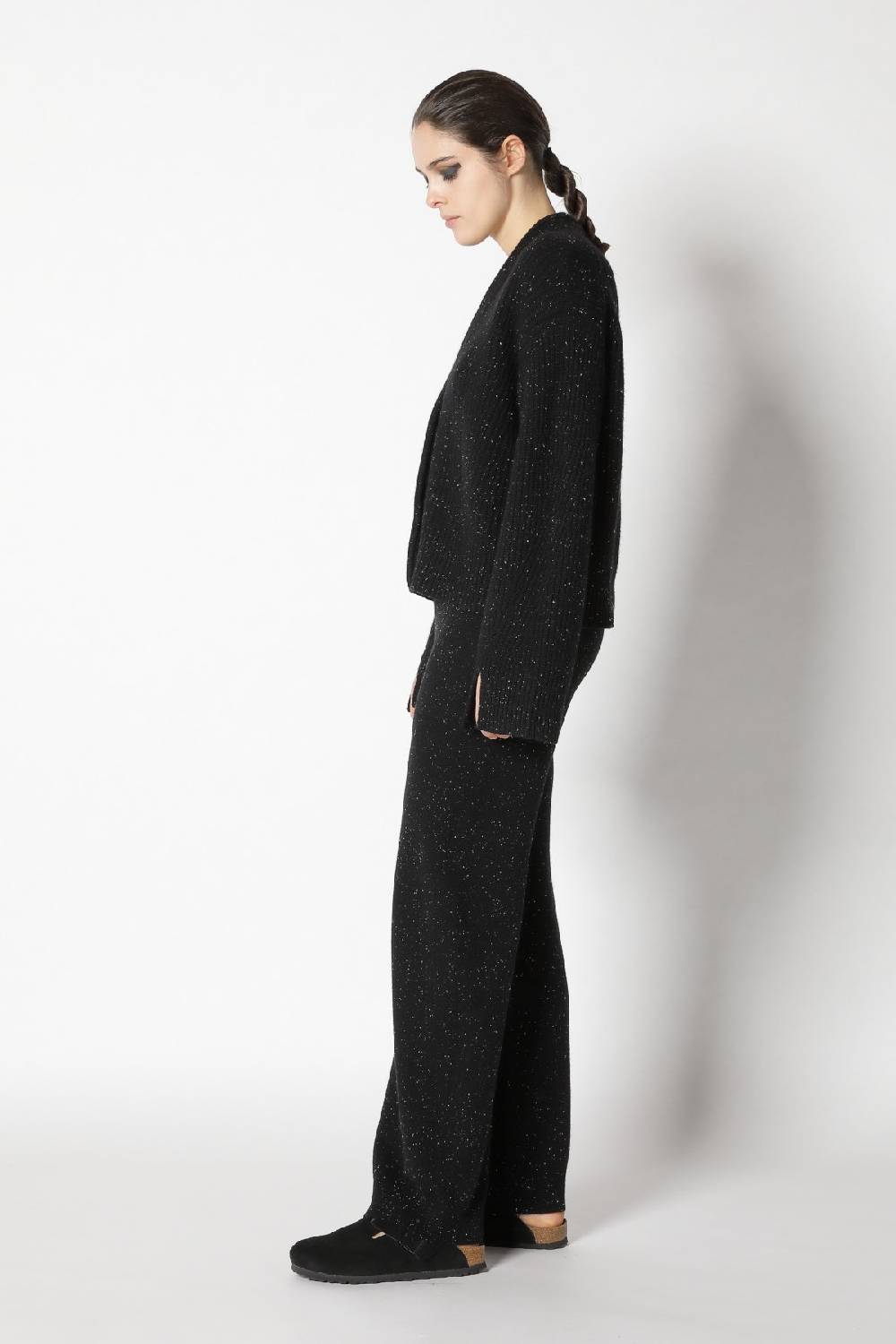 Sminfinity icon rib cardigan + infinite palazzo pants Im Verkauf