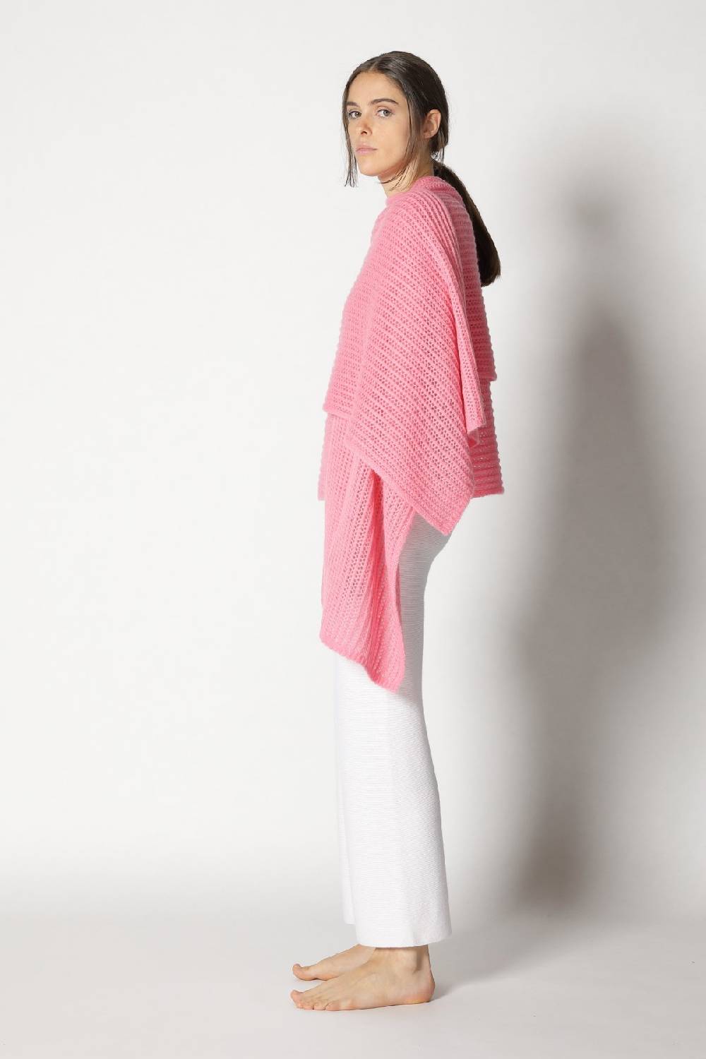 Sminfinity fluffy airy mockneck + fluffy airy plaid + garter cropped pants Fabrikpreis