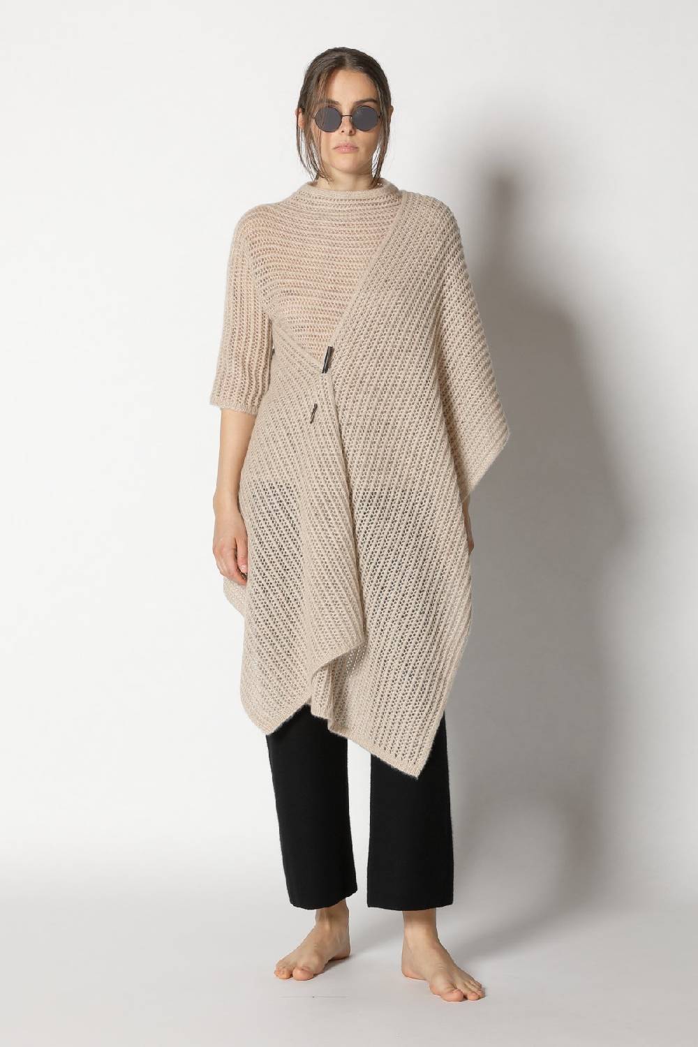 Sminfinity fluffy airy mockneck + fluffy airy plaid + garter cropped pants Fabrikpreis