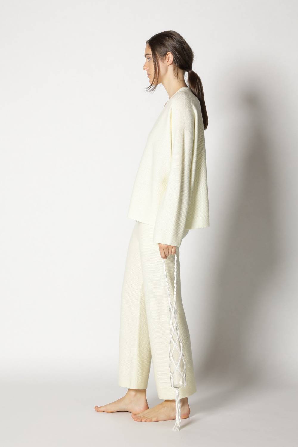 Sminfinity garter V neck + garter cropped pants Saisonschlussverkauf