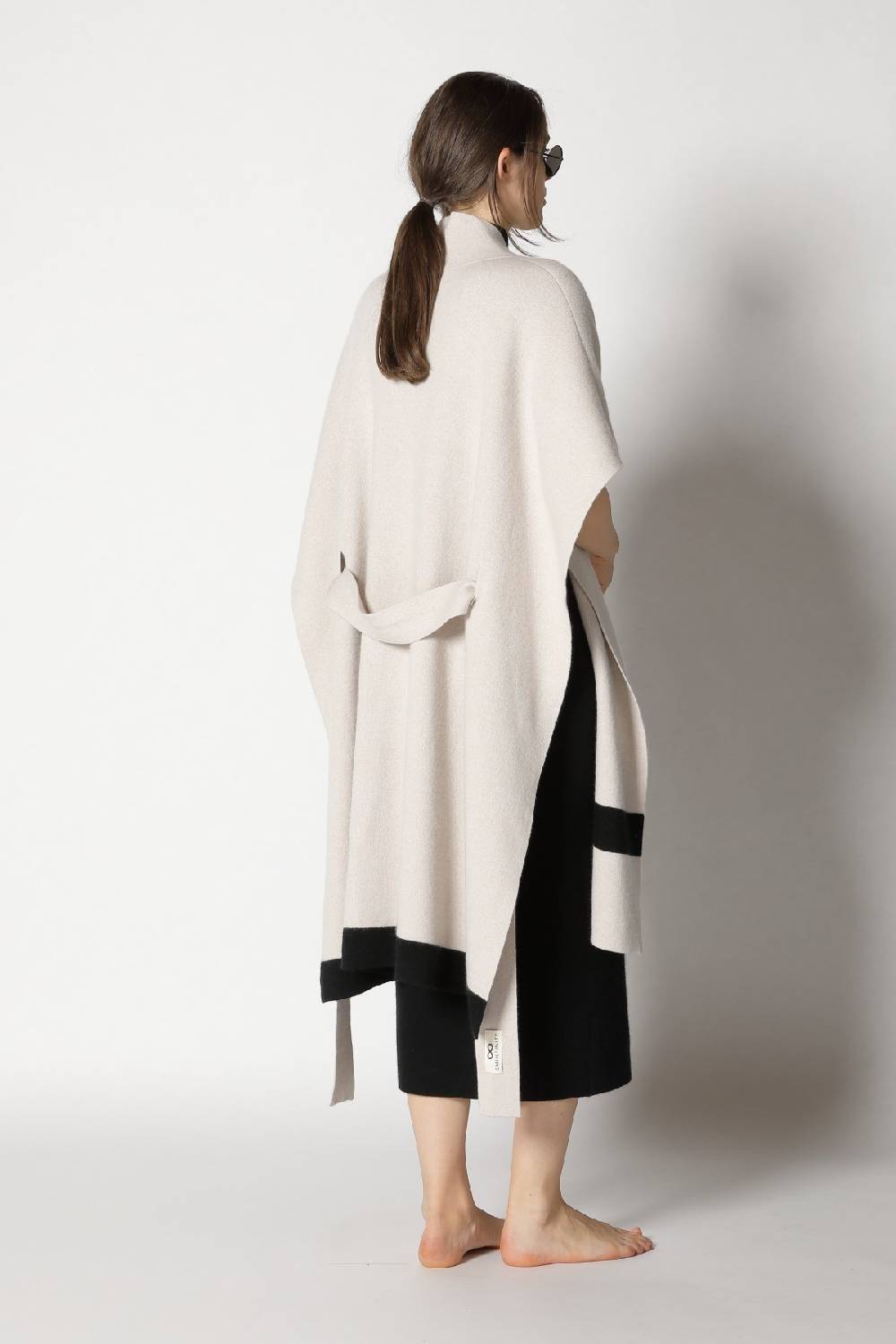 Sminfinity doubleface striped capecoat + garter maxi dress Neueste Mode