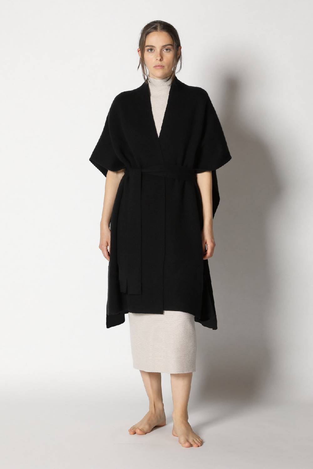 Sminfinity doubleface capecoat + garter maxi dress Blitzangebot
