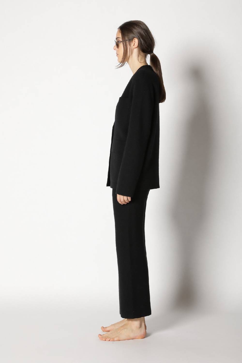 Sminfinity doubleface fieldjacket + garter cropped pants Große Rabatte