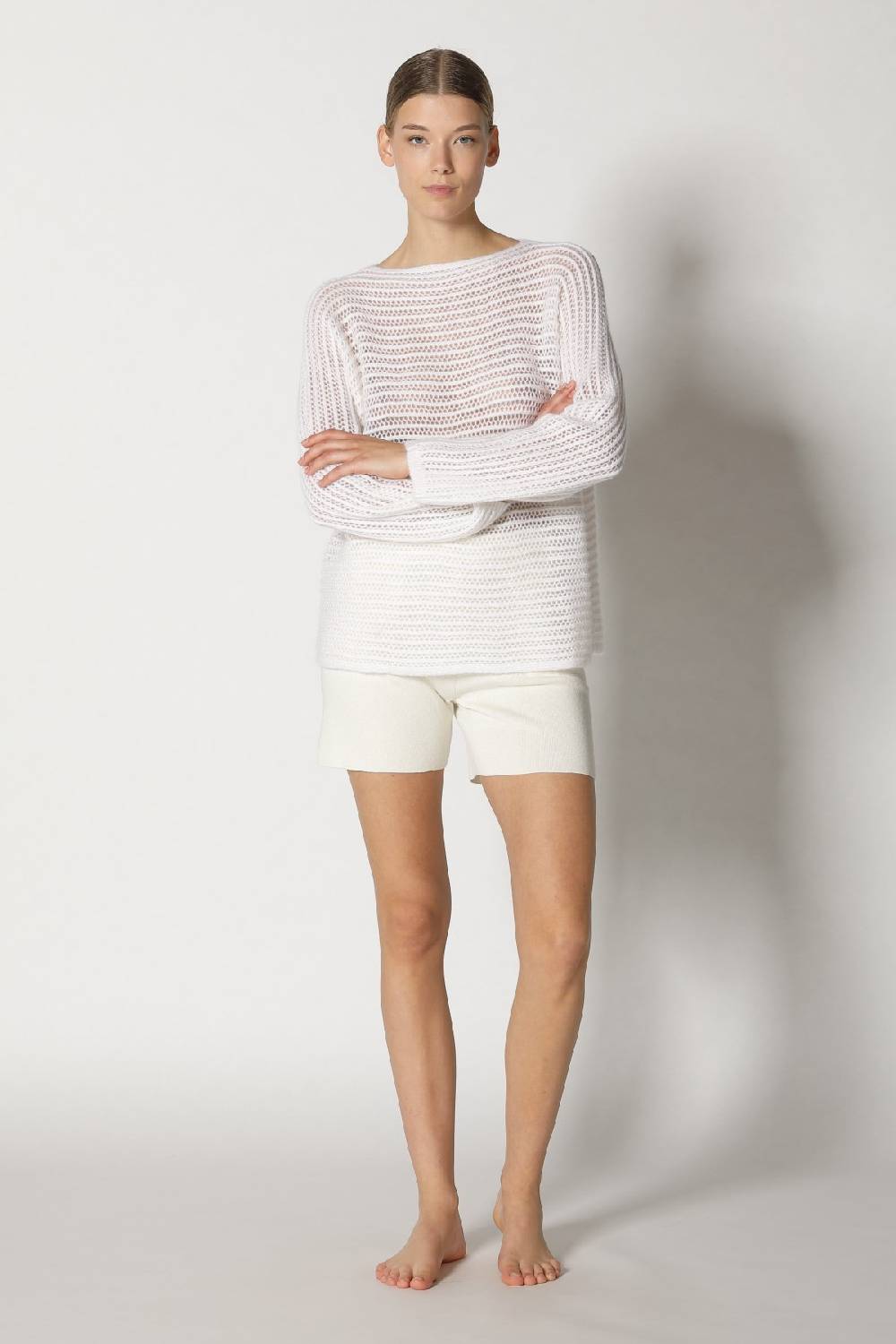 Sminfinity blurry airy boatneck Begrenzte Freigabe