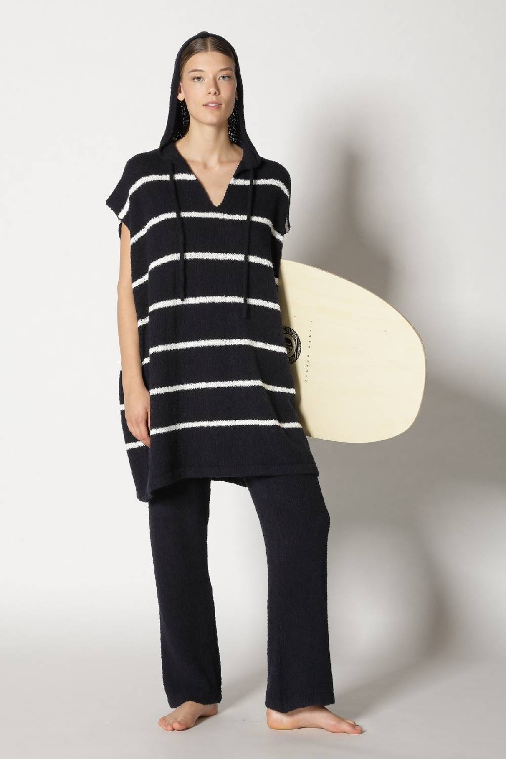 Sminfinity terry tropic stripe tunic hoody + terry tropic pants Riesige Rabatte