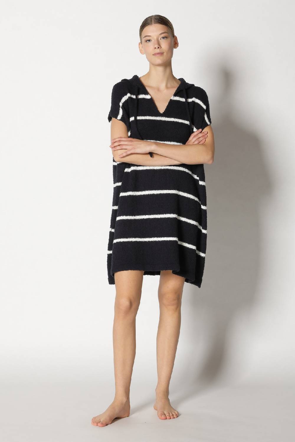 Sminfinity terry tropic stripe tunic hoody Fabrikladen