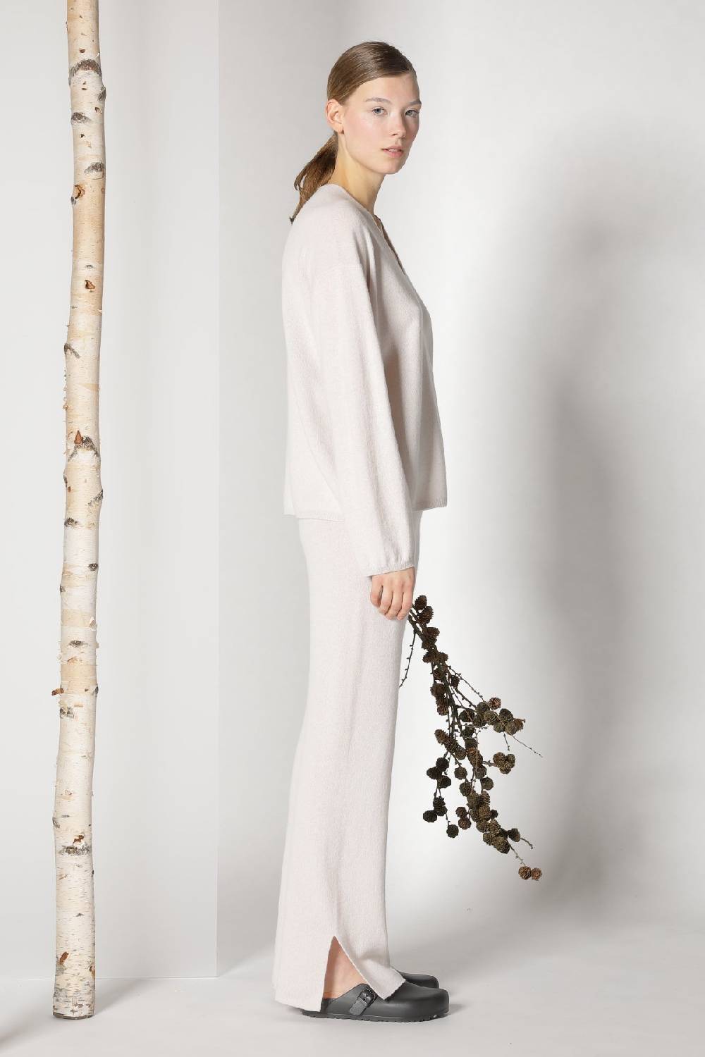 Sminfinity pure V jumper + pure slitted pants Flash Sale