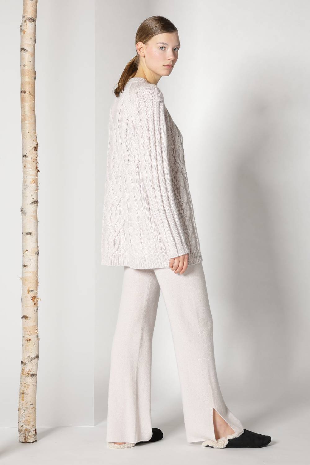 Sminfinity pure POETREE long cable jumper +  pure slitted pants Saisonschlussverkauf