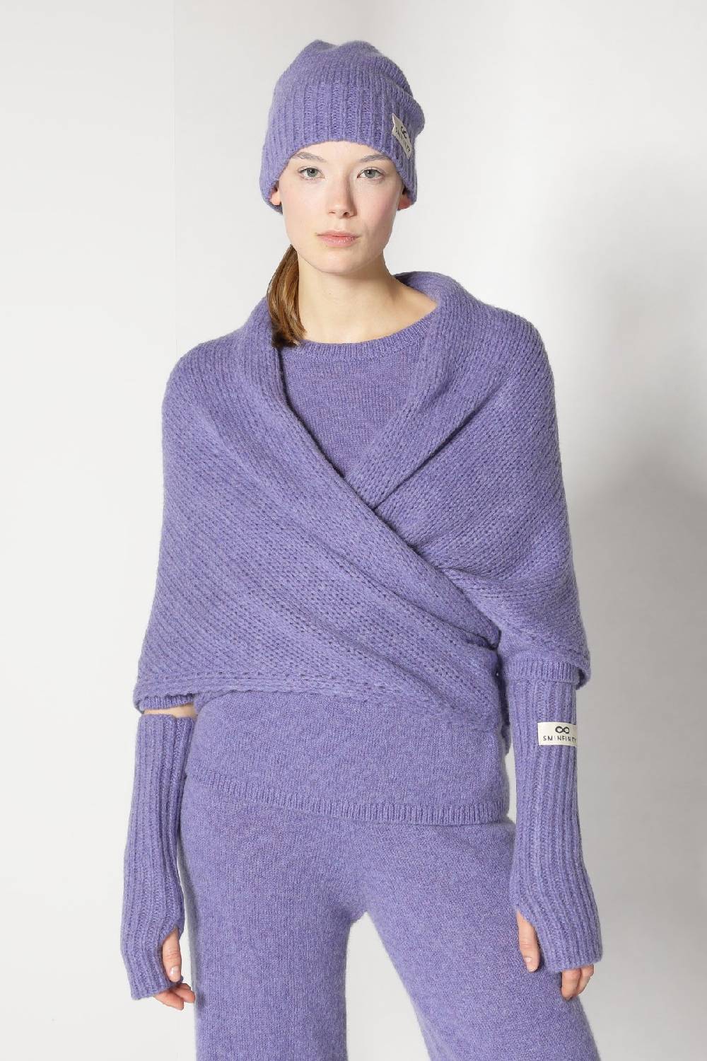 Sminfinity cosy cap + cosy triangle scarf + cosy gauntlets + cosy crew jumper + cosy palazzo pants Jubiläumsangebot