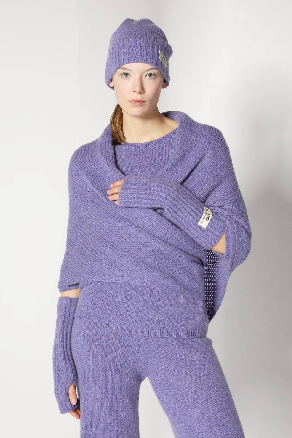 Sminfinity cosy cap + cosy triangle scarf + cosy gauntlets + cosy crew jumper + cosy palazzo pants Jubiläumsangebot