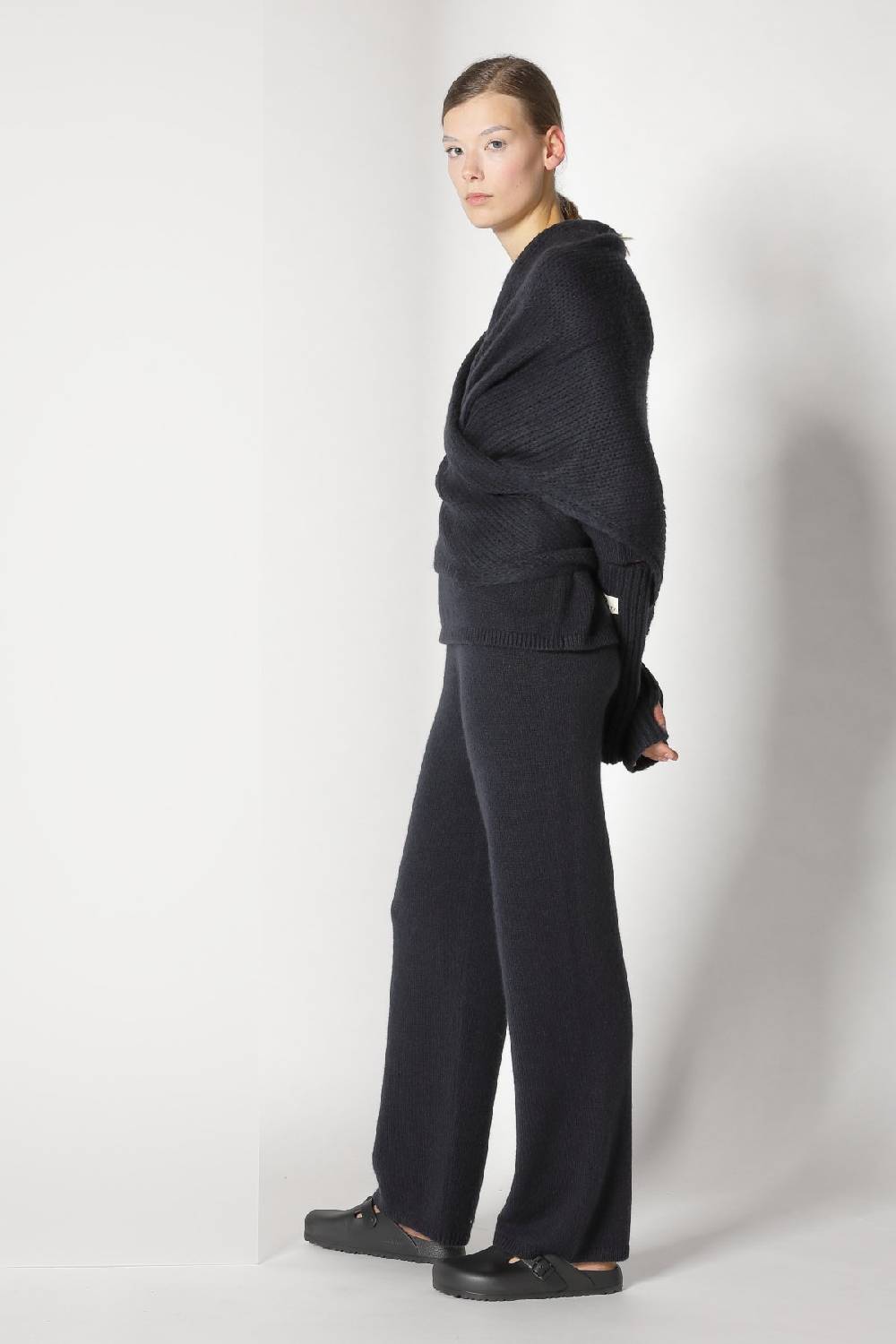 Sminfinity cosy triangle scarf + cosy gauntlets + cosy crew jumper + cosy palazzo pants Neueste Mode