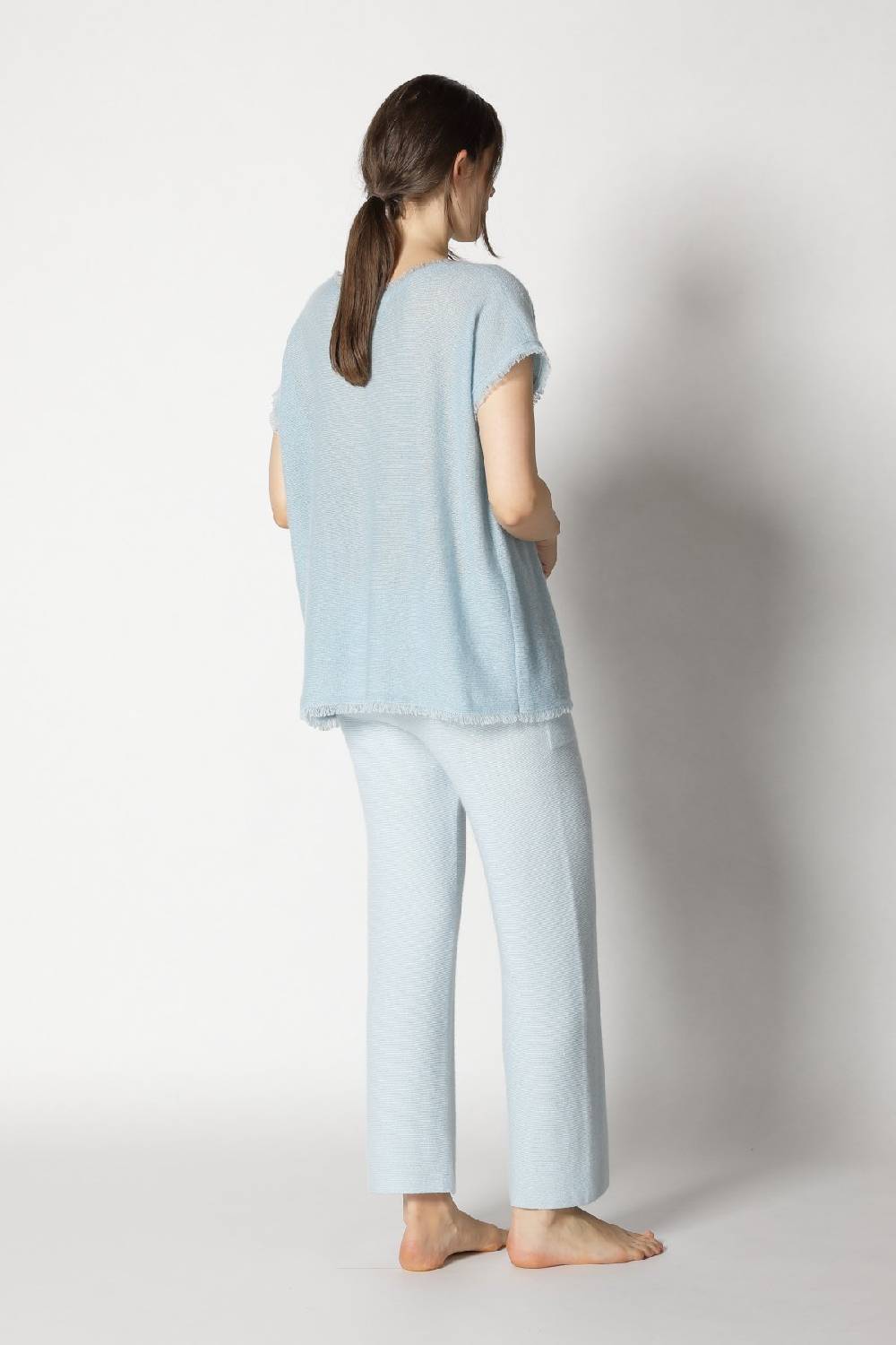 Sminfinity fluffy fringe top + garter cropped pants JETZT KAUFEN