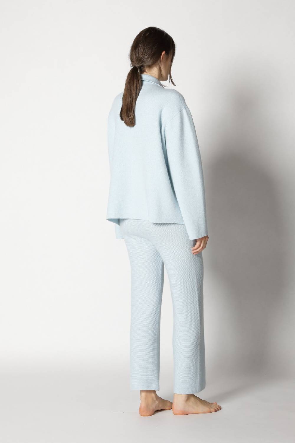 Sminfinity doubleface shirtjacket + garter cropped pants Bis zu 50% Rabatt