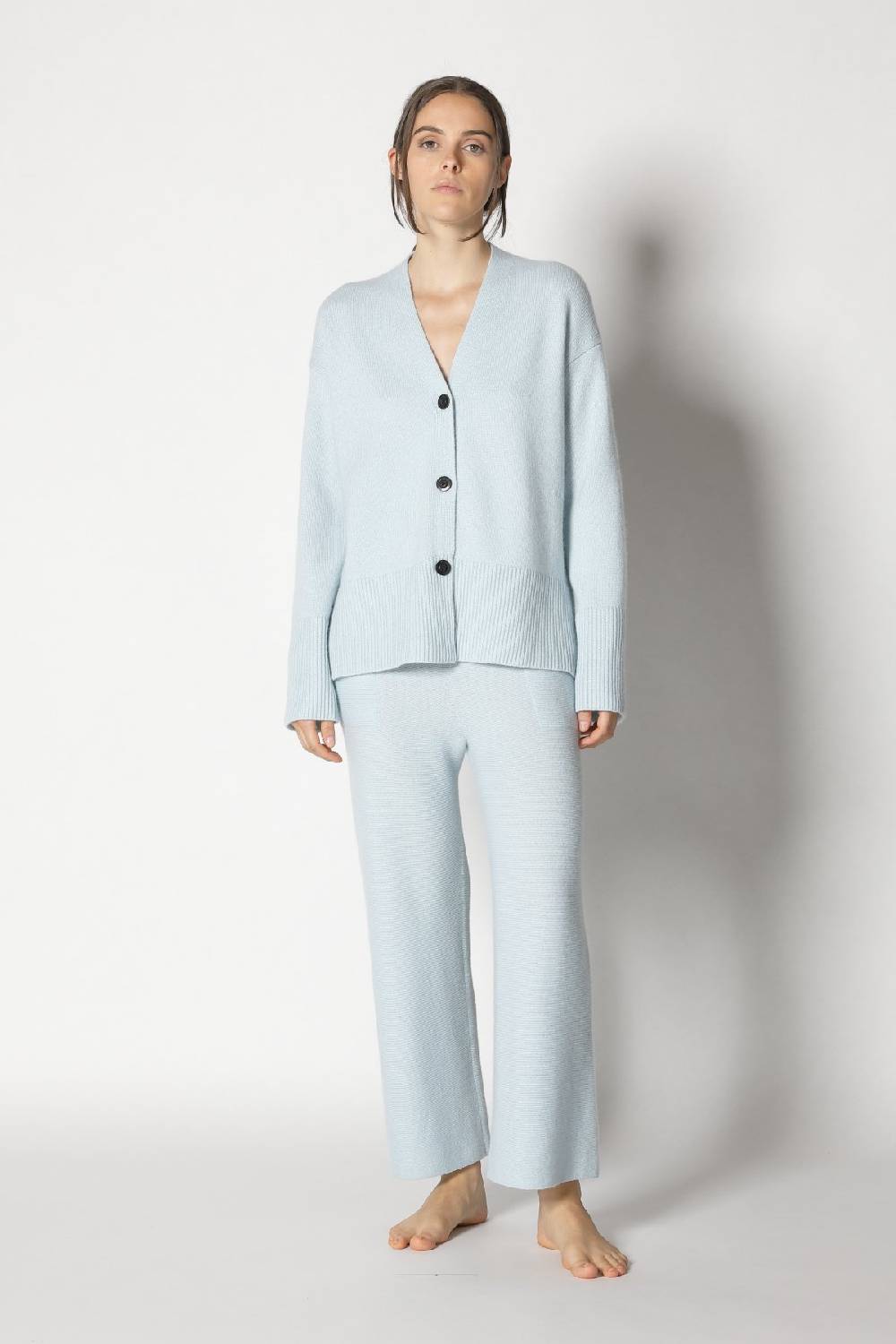 Sminfinity slouchy cardigan + garter cropped pants Nur für heute