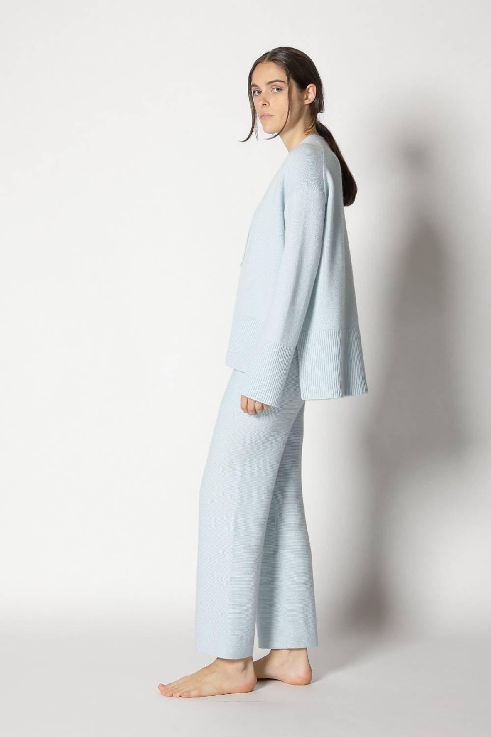 Sminfinity slouchy cardigan + garter cropped pants Nur für heute
