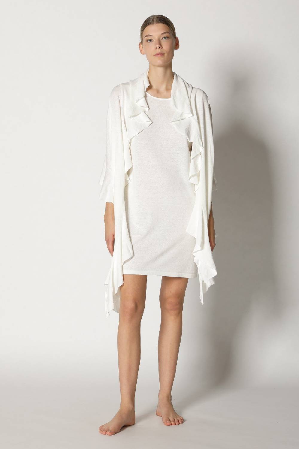 Sminfinity cool ruffle plaid + cool easy dress Flash Sale