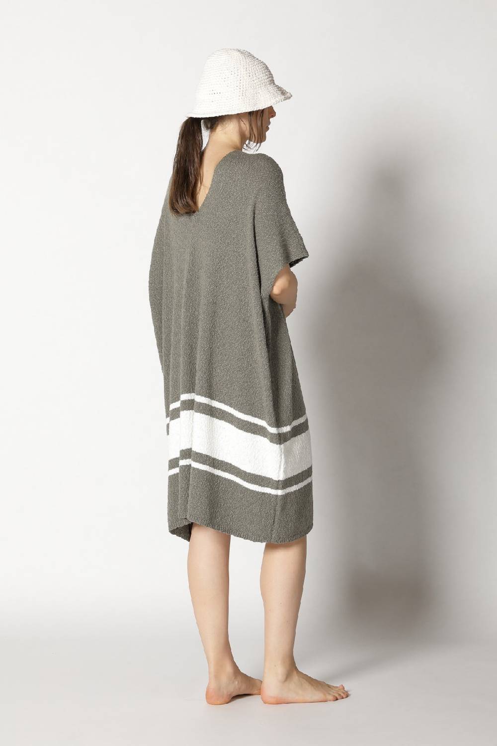 Sminfinity nubbly striped cape dress Cyber Monday