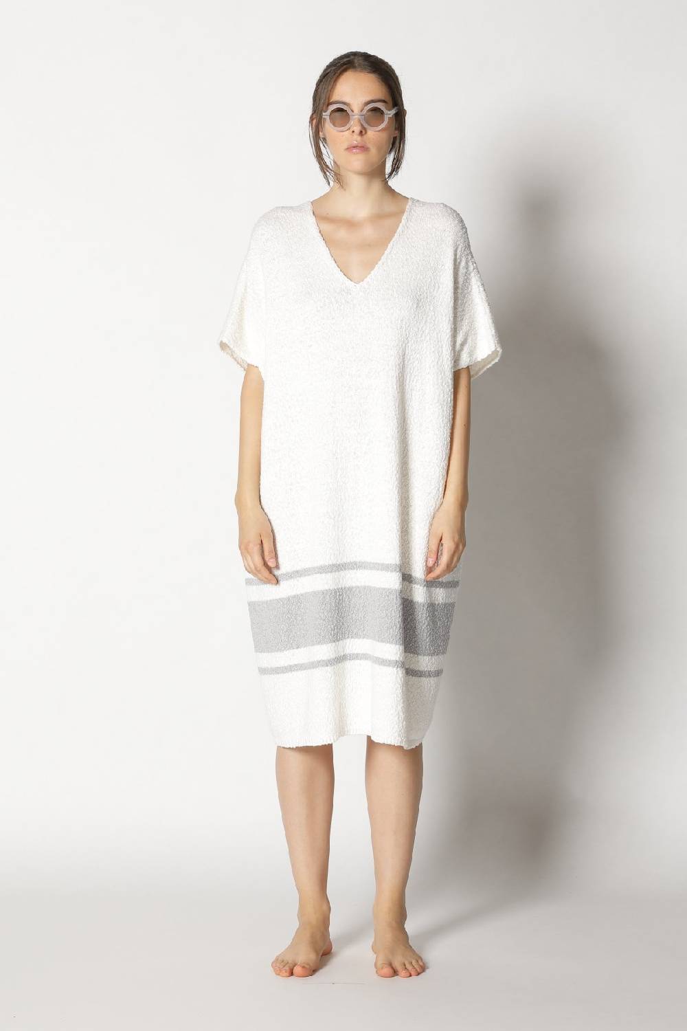 Sminfinity nubbly striped cape dress Jubiläumsangebot