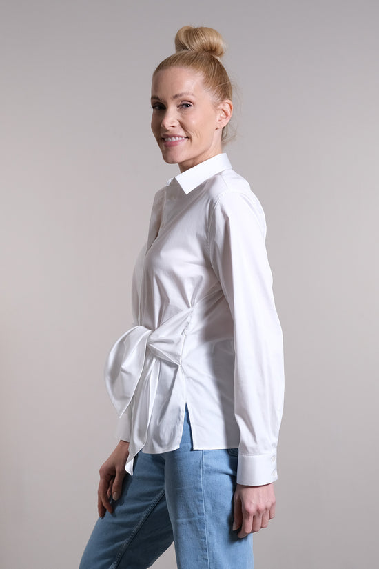 Soluzione Wickelbluse mit verdeckter KL Exklusive Angebote