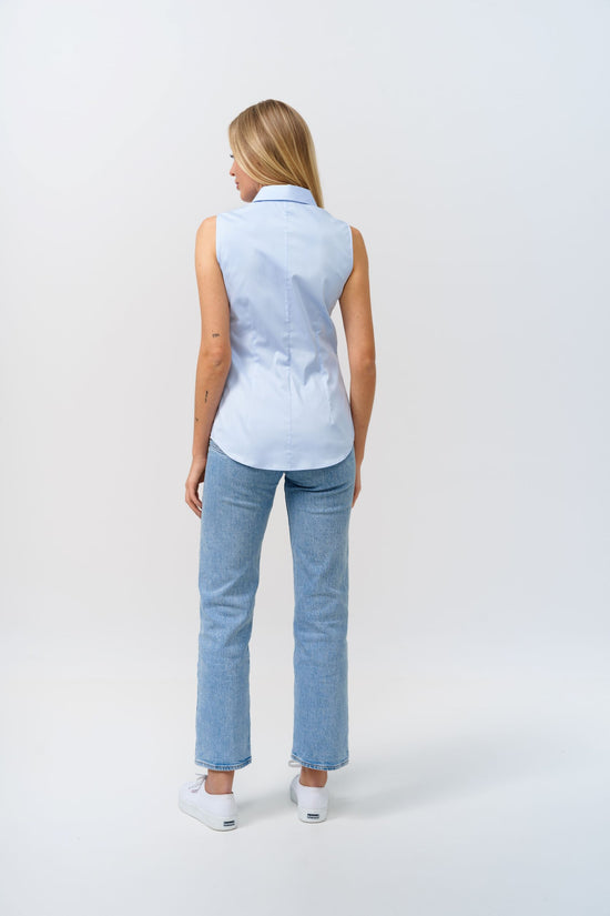 Soluzione Ärmellose Bluse Carlotta Letzte 3 Tage