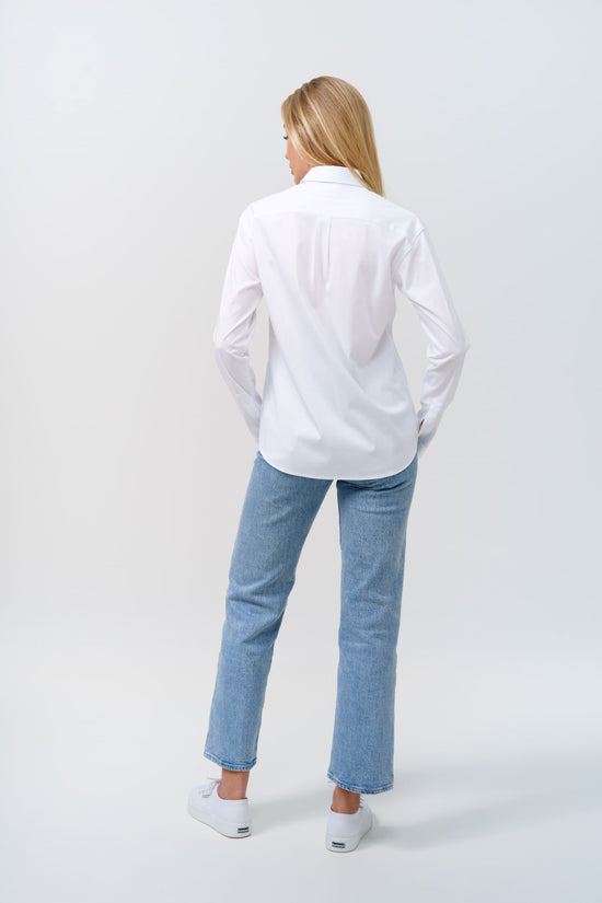 Soluzione Lockere Jerseybluse Lina Nur für heute