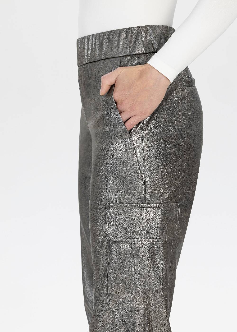 Stehmann Cargohose Rosalyn in Eco-Leather Top Angebot