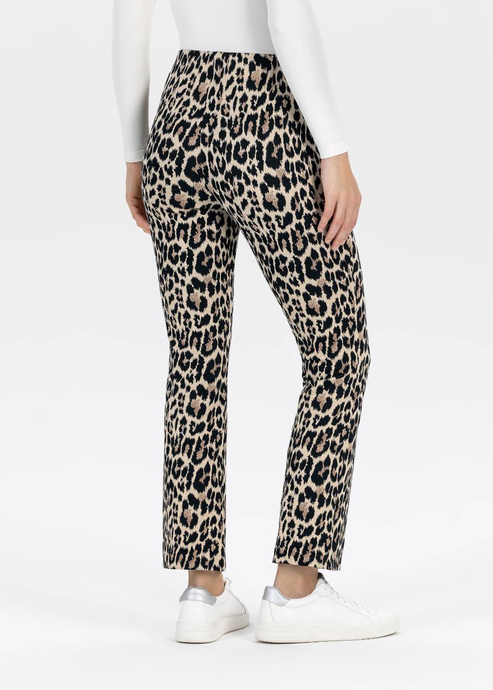 Stehmann 7/8-Hose Giselle mit Leo Muster Online Outlet