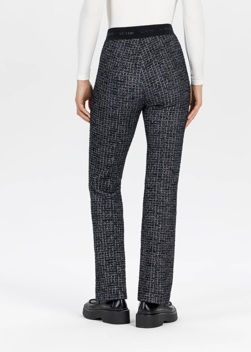Stehmann Hose Pernille in Foiled Bouclé Qualität Exklusive Angebote