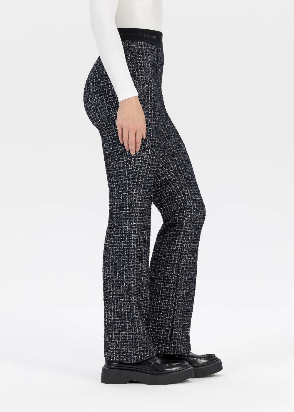 Stehmann Hose Pernille in Foiled Bouclé Qualität Exklusive Angebote