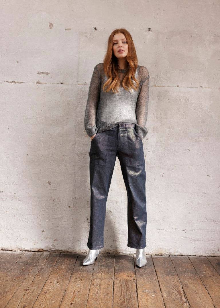 Stehmann 7/8-Hose Fibi in Metallic Look Kauf eins, bekomm eins gratis