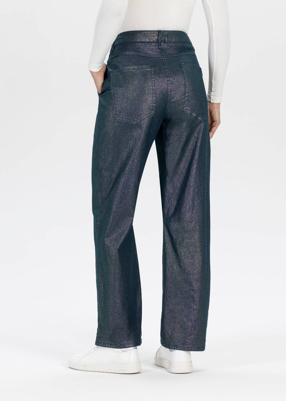 Stehmann 7/8-Hose Fibi in Metallic Look Kauf eins, bekomm eins gratis