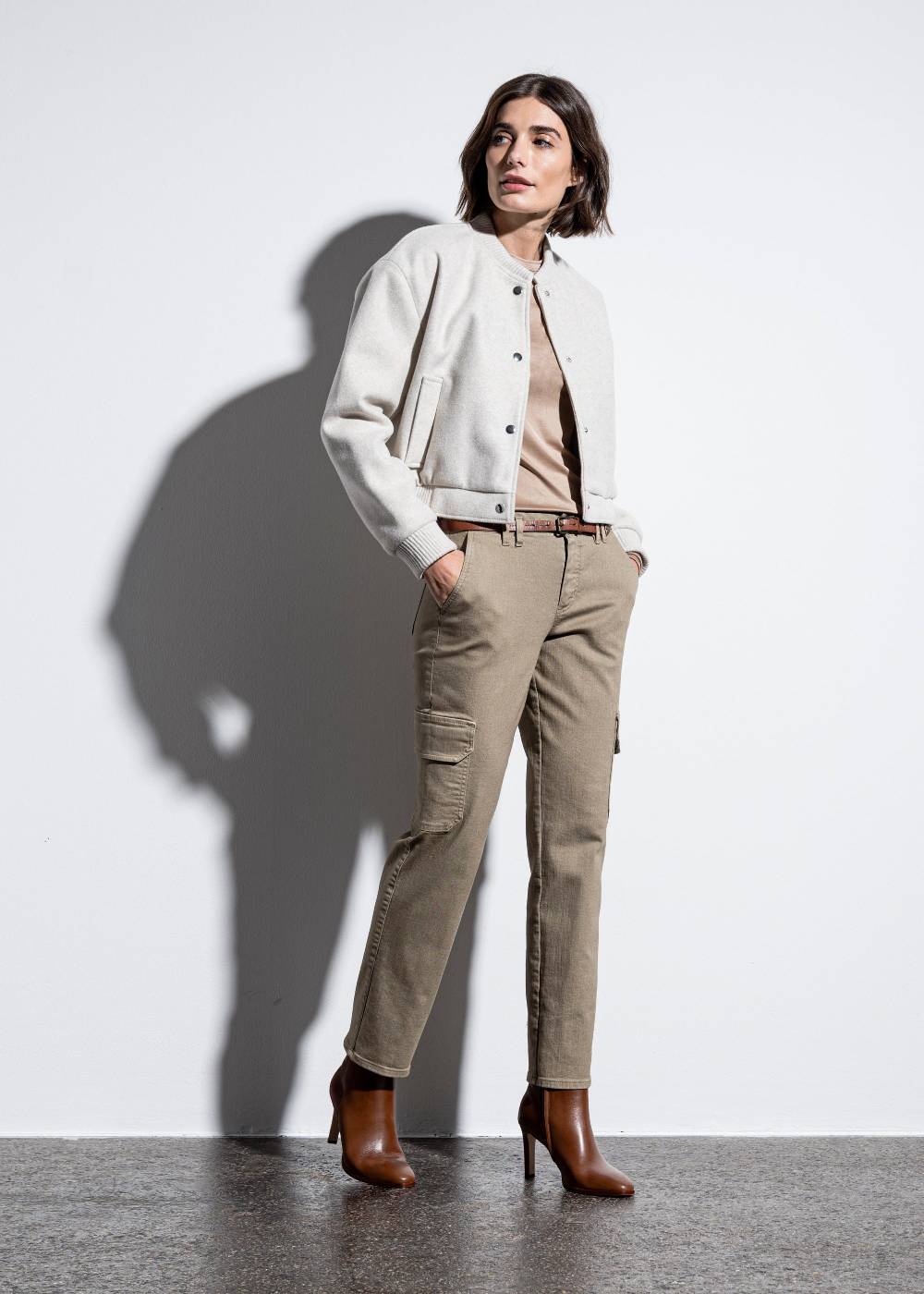 Stehmann 6/8-Hose Paloma in Coloured Denim Tiefpreis