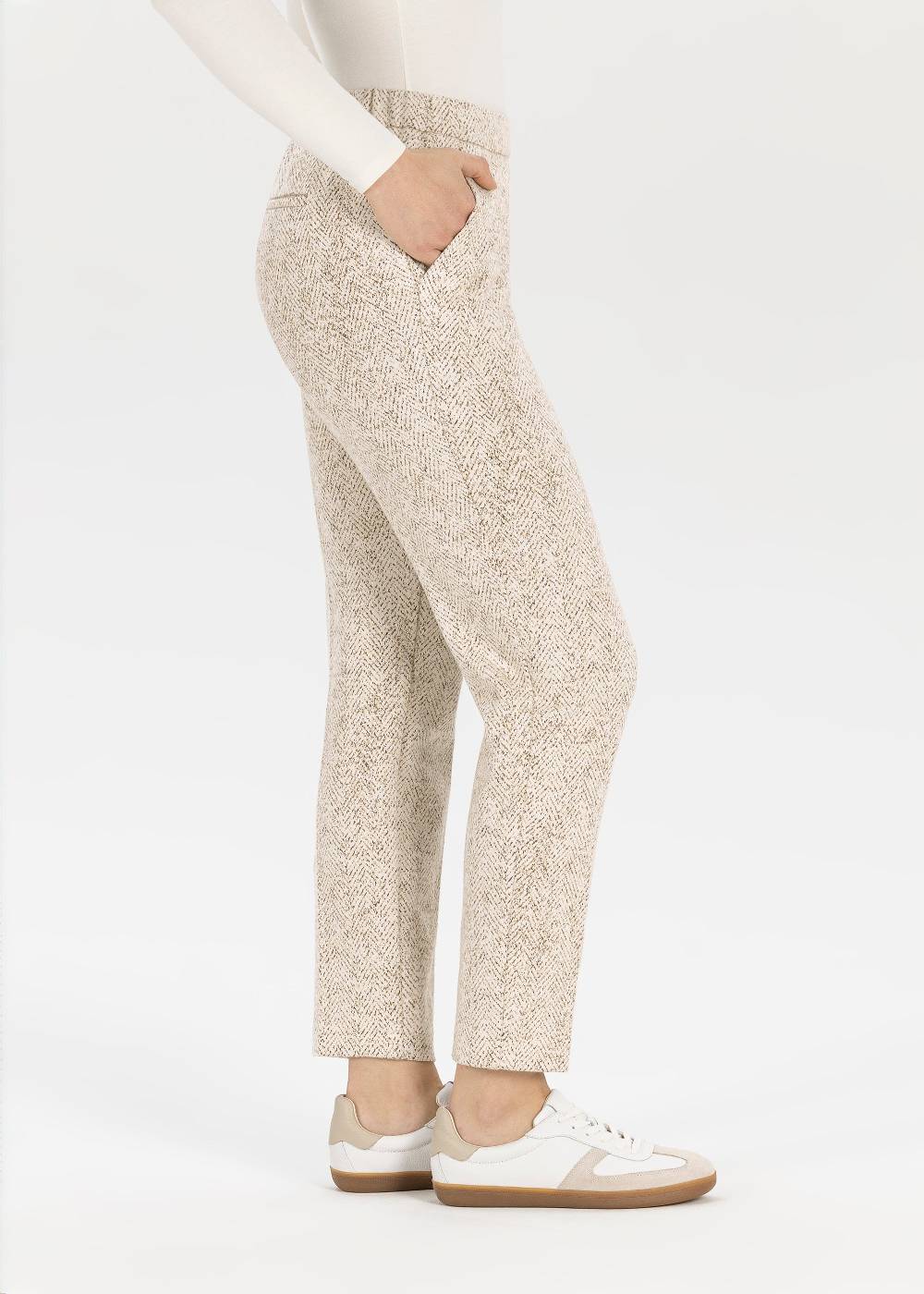 Stehmann Jogpants Messing in Stretch Qualität Letzte 3 Tage