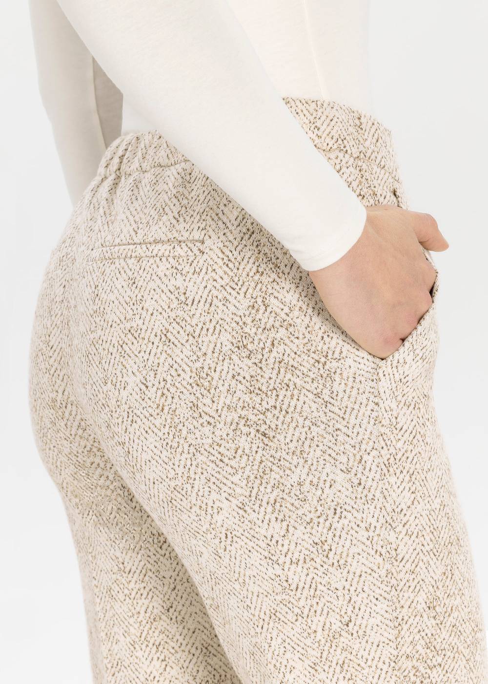 Stehmann Jogpants Messing in Stretch Qualität Letzte 3 Tage
