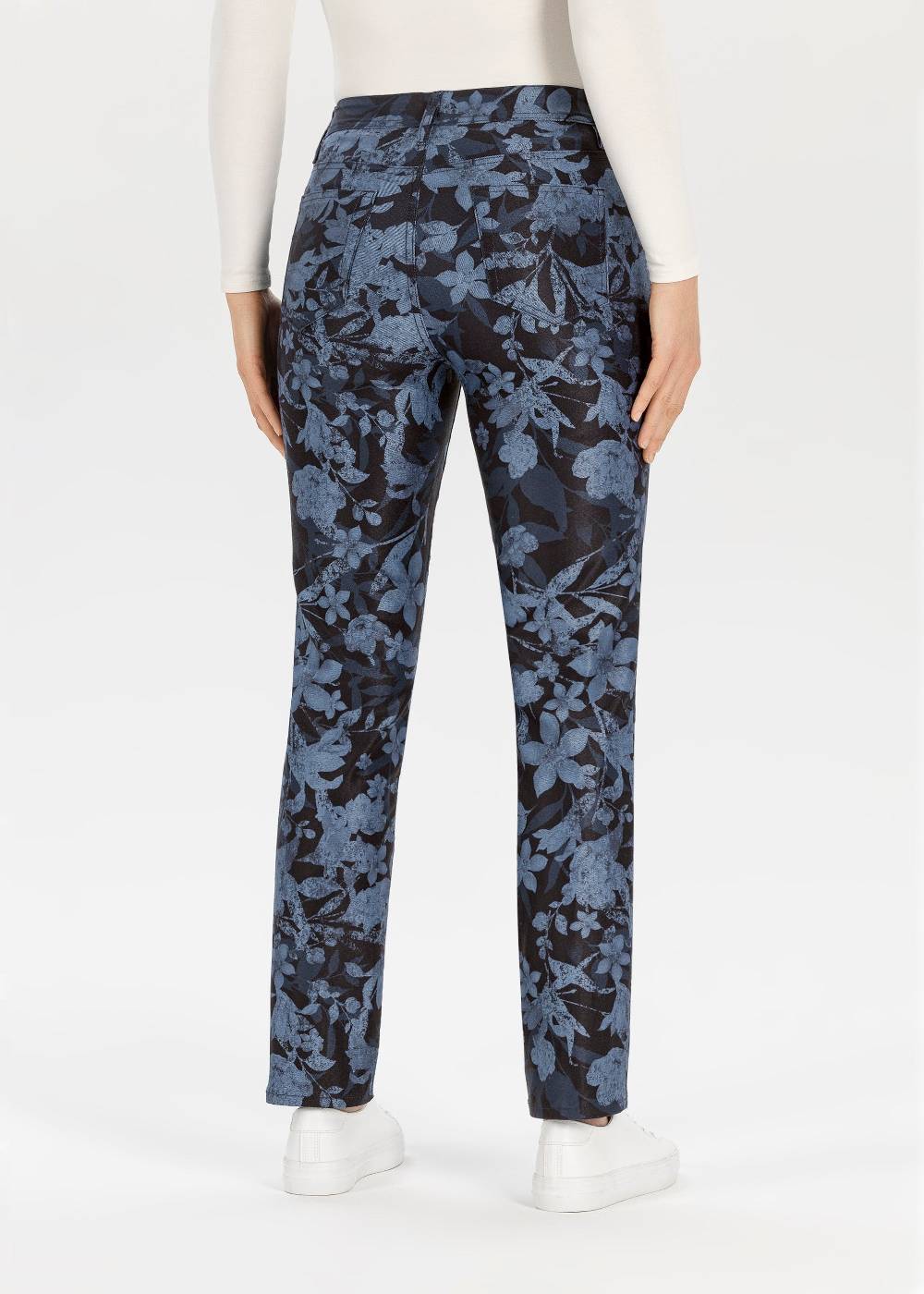 Stehmann 5-Pocket Mellina in Denim-Print Qualität Letzte 2 Tage
