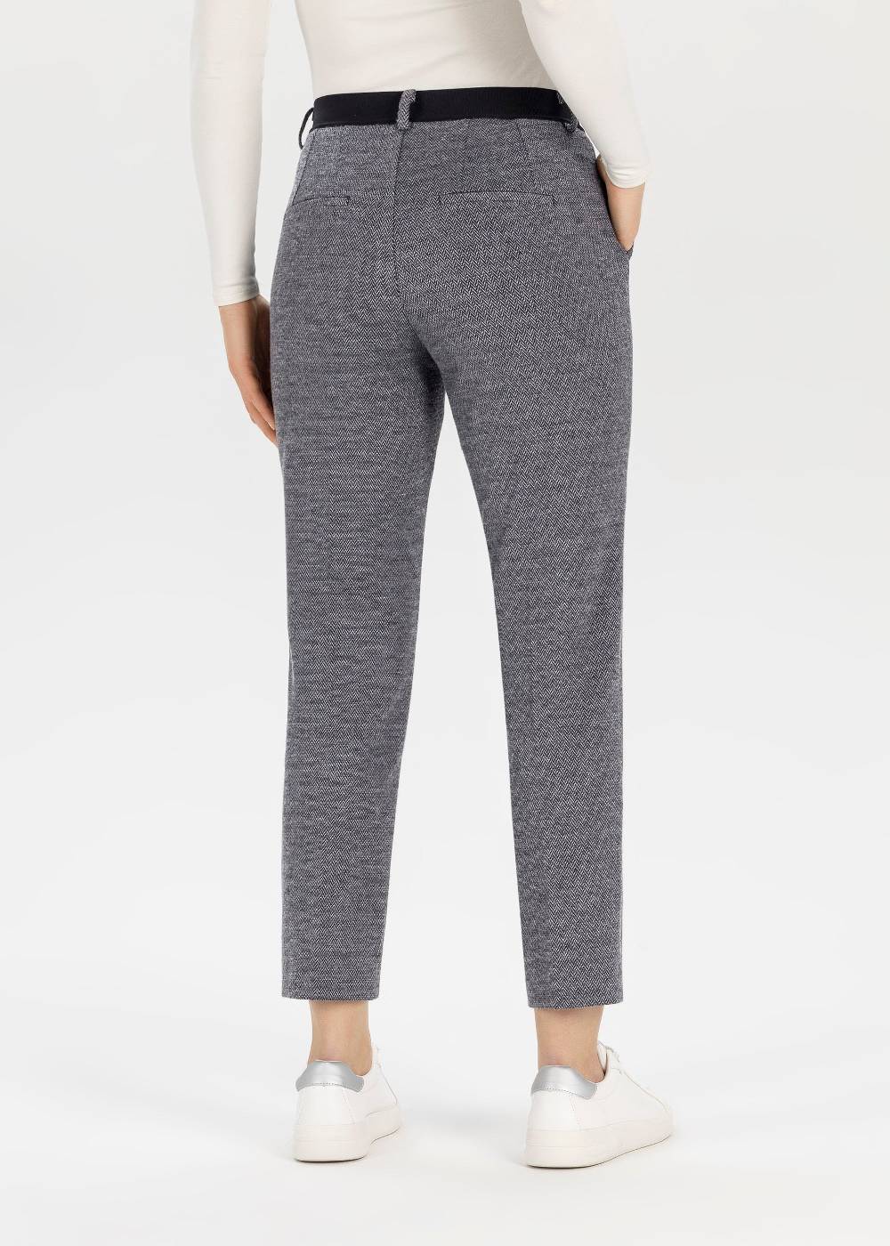 Stehmann 7/8-Hose Fluor in Herringbone Jersey Rabatte dieses Monats