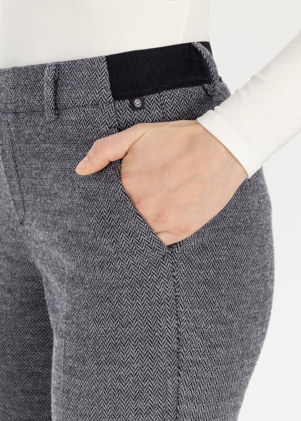 Stehmann 7/8-Hose Fluor in Herringbone Jersey Rabatte dieses Monats