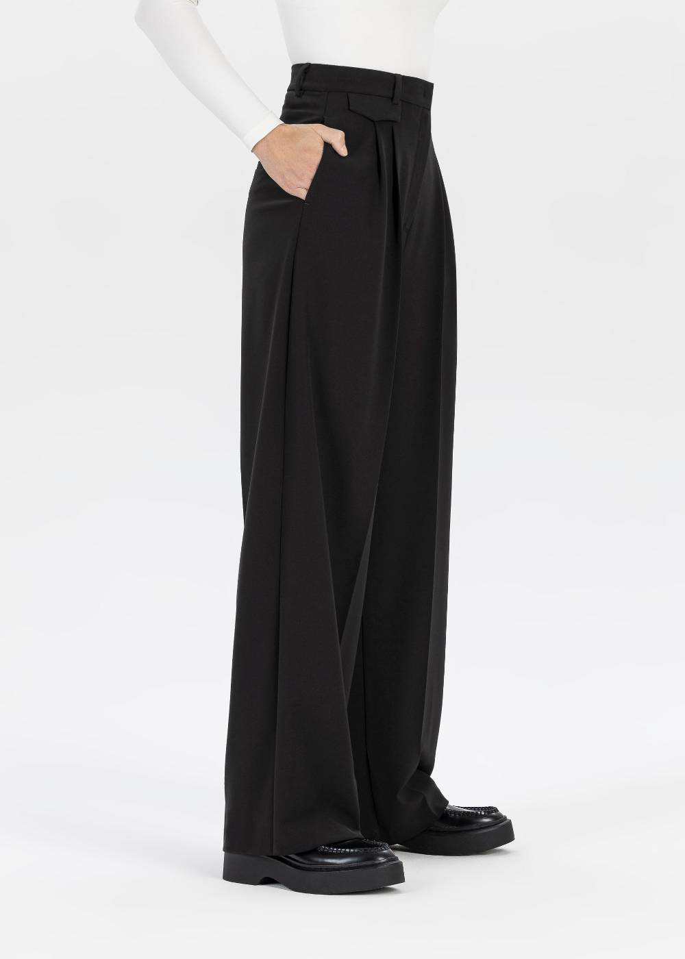 Stehmann Relaxed Hose Jeannie aus texturiertem Gewebe Sonderangebot