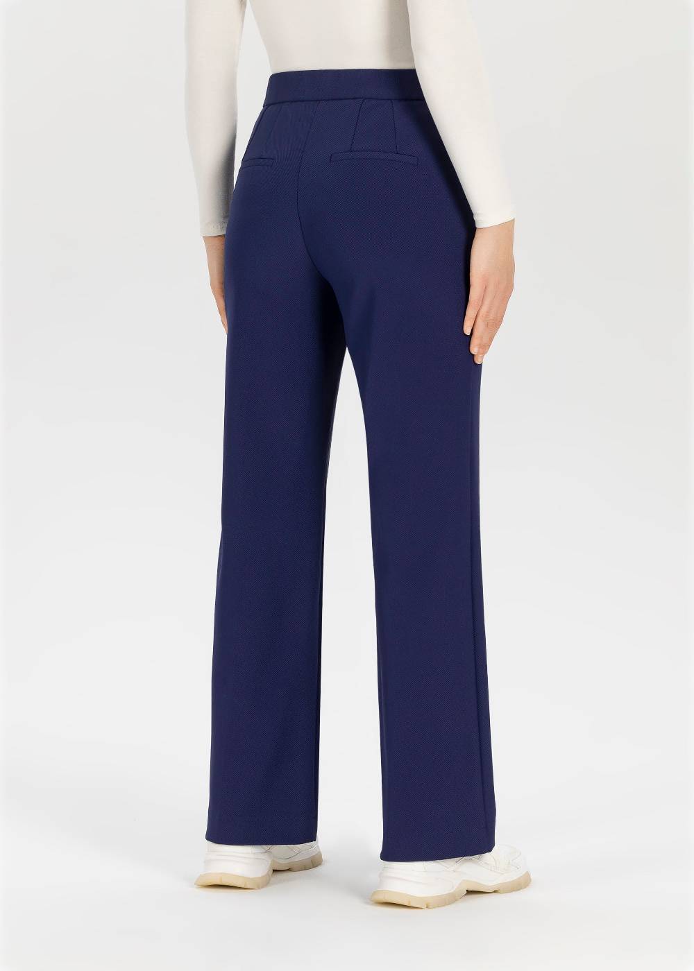 Stehmann Weite Hose Hellena in weichem Rib Jersey Großer Ausverkauf