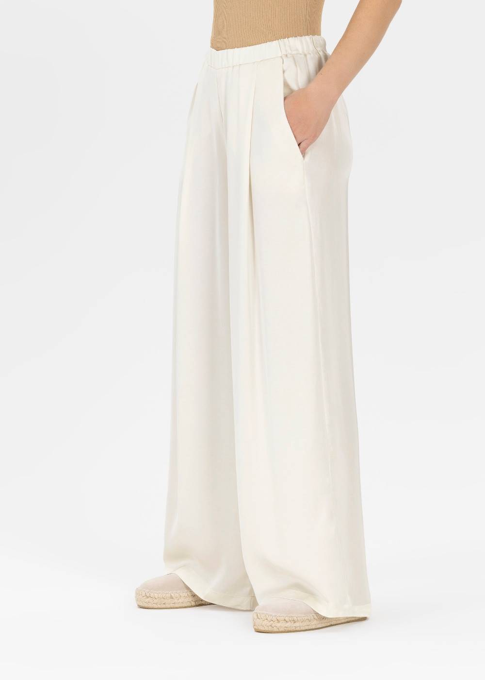 Stehmann Relaxed Hose Frencis in Satin Sonderangebote