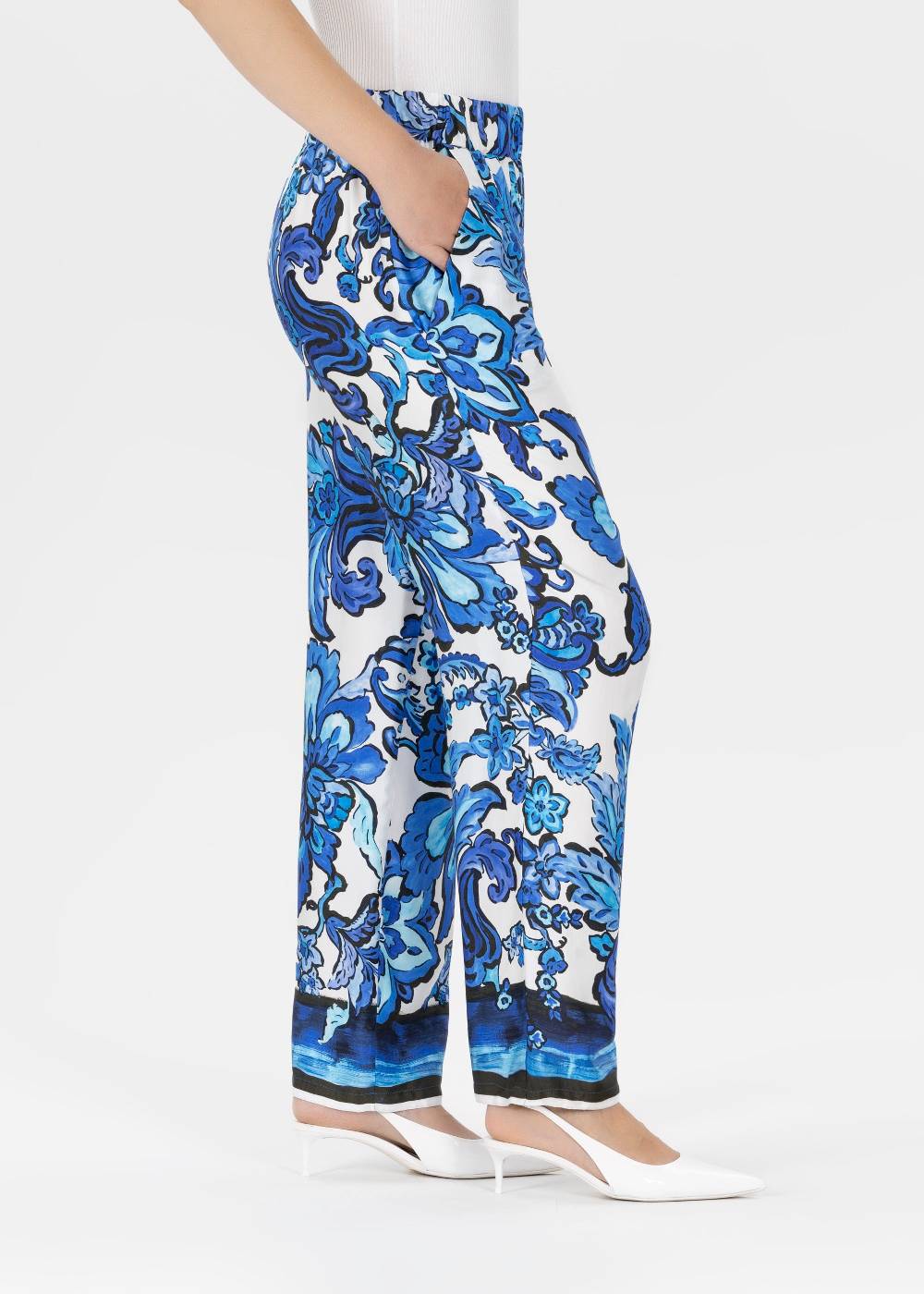 Stehmann 7/8-Hose Frauke mit Blumenprint Online