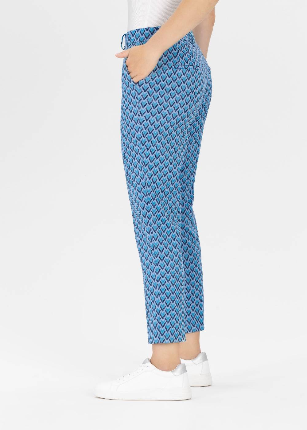 Stehmann 6/8-Hose Fluor in Triangle Jacquard Qualität Zeitlich begrenztes Angebot