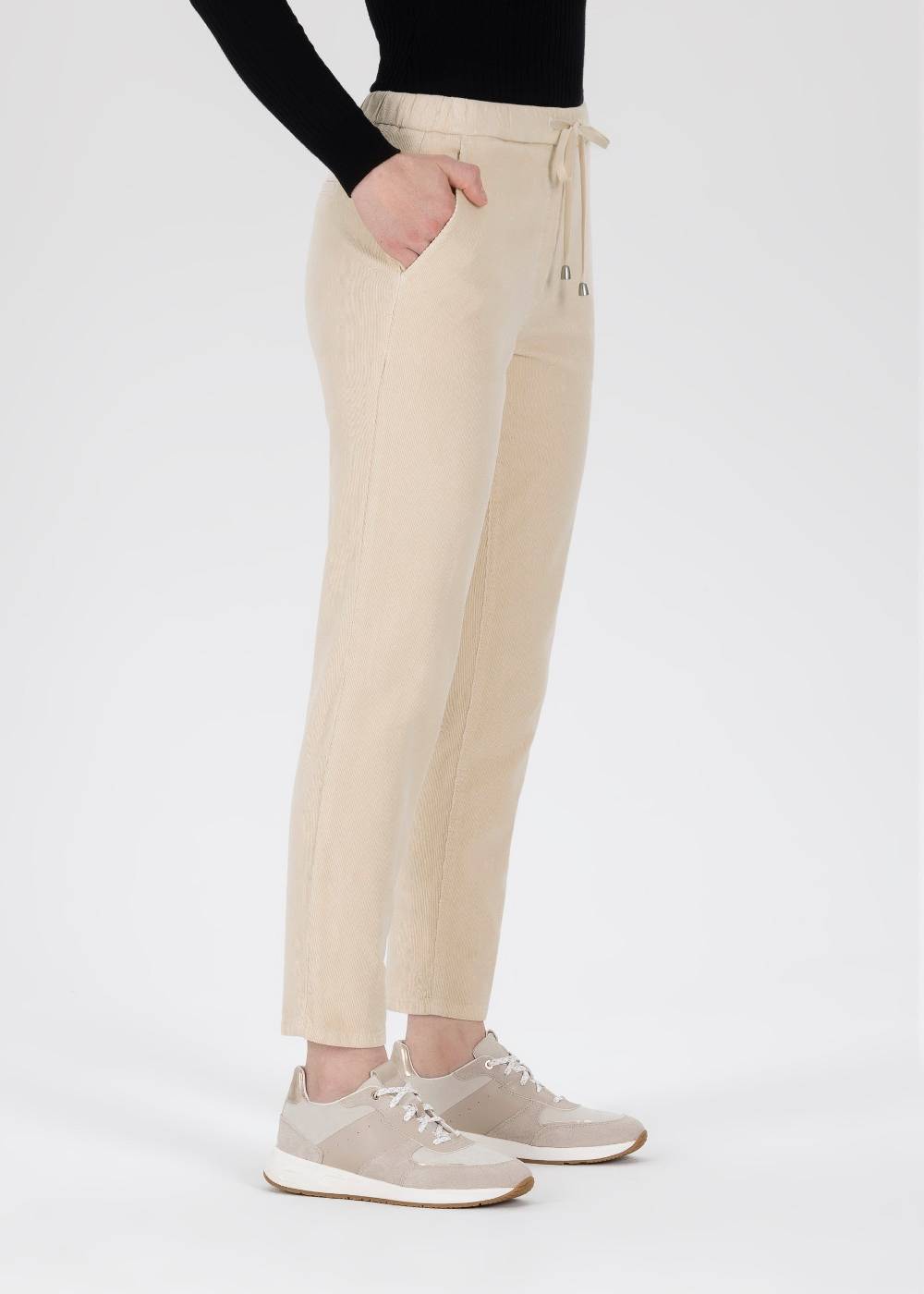 Stehmann Jogpants Messing in feinem Cord mit Bügelfalte Discount Store für neue Produkte