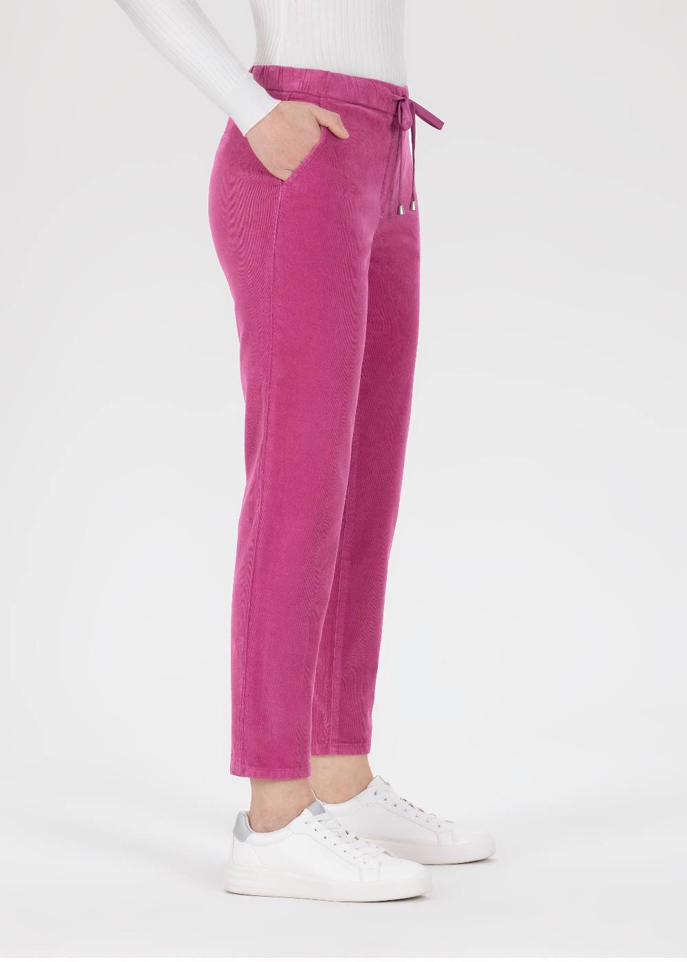 Stehmann Jogpants Messing in feinem Cord mit Bügelfalte Nur noch ein Tag übrig
