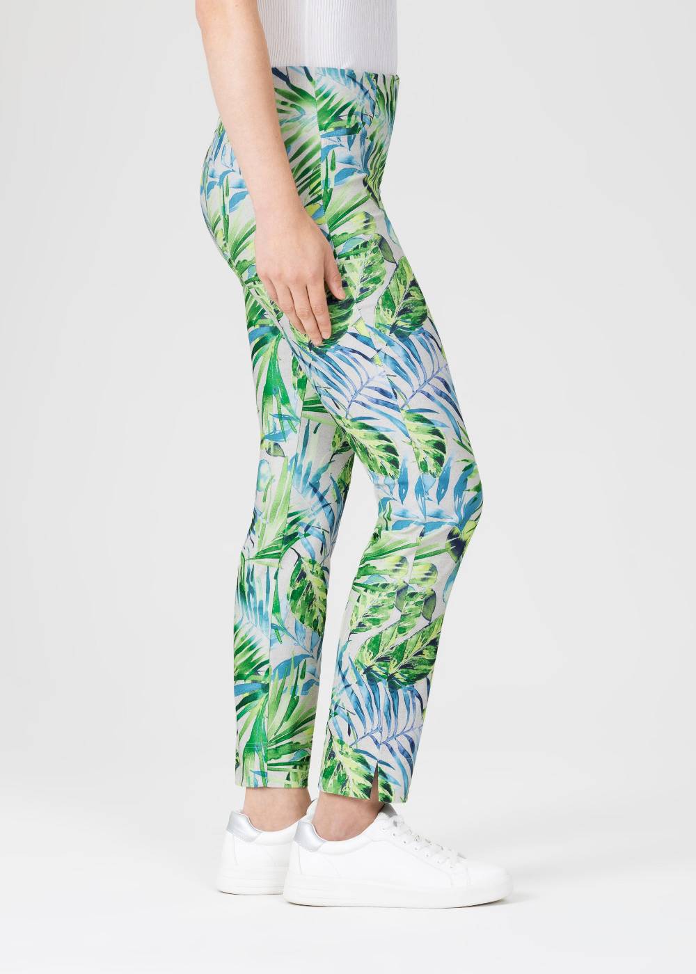 Stehmann Stretchhose Loli mit Print Im Verkauf