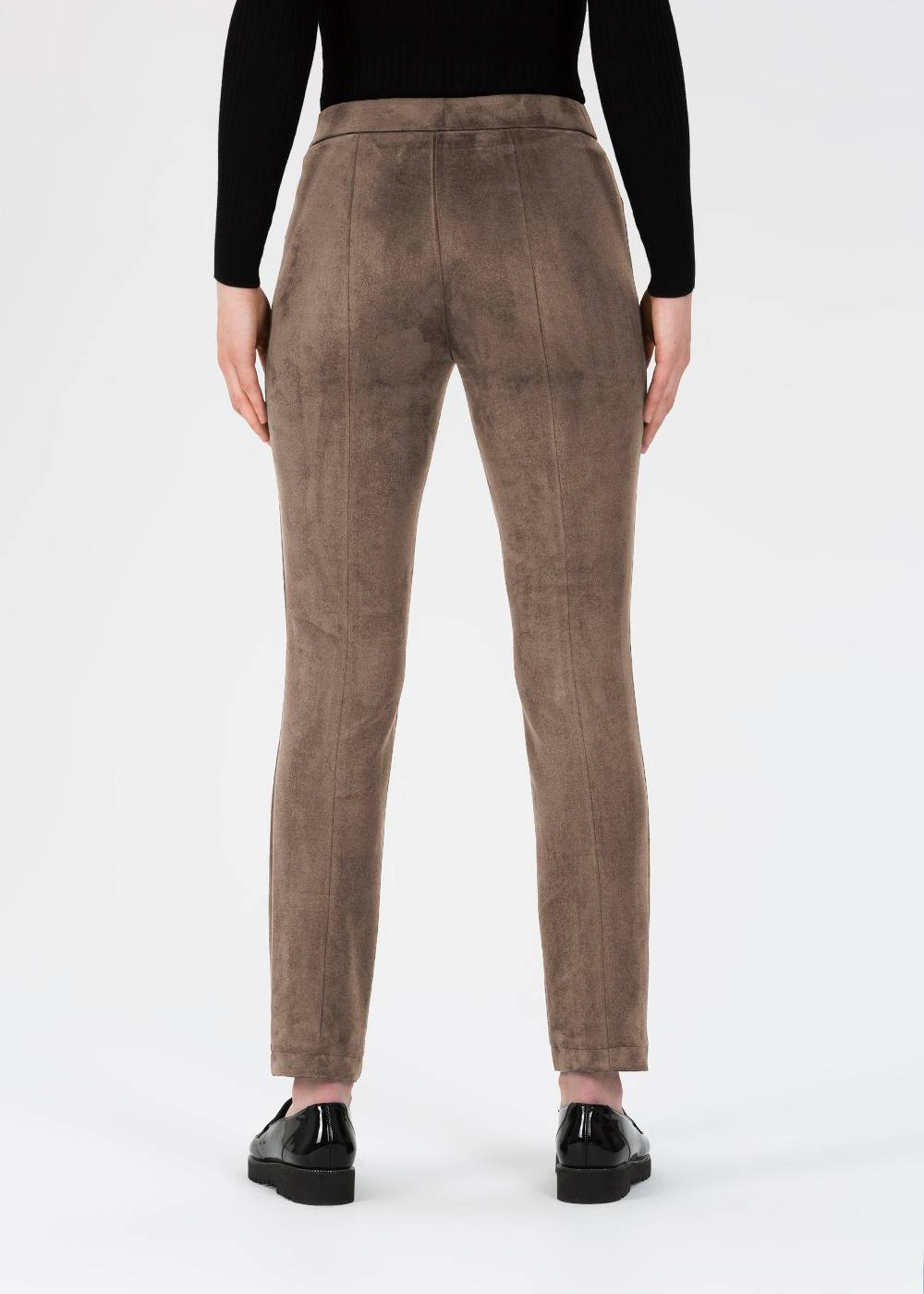 Stehmann Stretchhose Loli in Wildlederoptik im Angebot