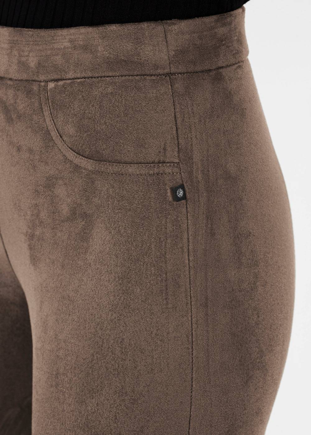 Stehmann Stretchhose Loli in Wildlederoptik im Angebot