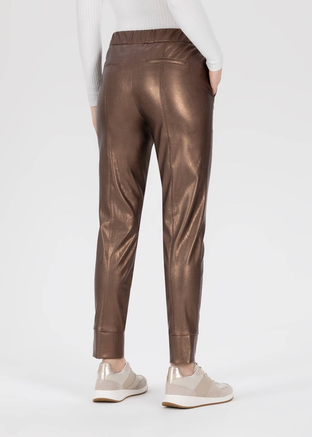 Stehmann 7/8-Jogpants Roxana in Lederoptik Begrenztes Angebot